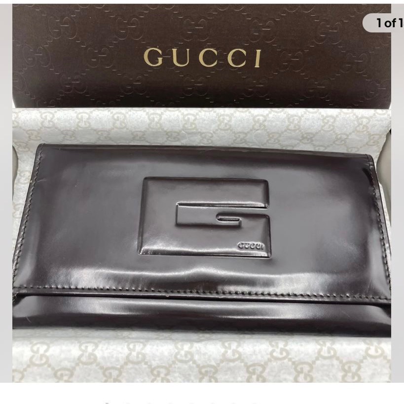 100 Authentic Vintage Gucci Unisex Wallet